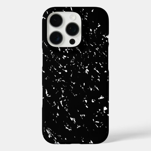 Muster-Design in Schwarz/Weiß Case-Mate iPhone Hülle (Rückseite)