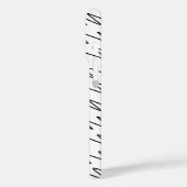 Muster-Design in Schwarz/Weiß Case-Mate iPhone Hülle (Rückseite / Links)