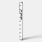 Muster-Design in Schwarz/Weiß Case-Mate iPhone Hülle (Rückseite / Links)