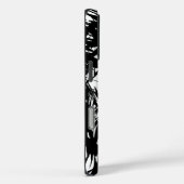 Muster-Design in Schwarz/Weiß Case-Mate iPhone Hülle (Rückseite / Rechts)