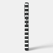 Muster-Design in Schwarz/Weiß Case-Mate iPhone Hülle (Rückseite / Links)