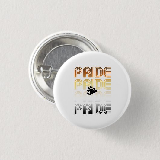 Muster-Designbuchstaben für Bärenpaw Button (Vorne & Hinten)