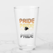 Muster-Designbuchstaben für Bärenpaw Glas (Vorderseite)