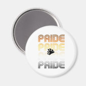 Muster-Designbuchstaben für Bärenpaw Magnet (Vorderseite/Rückseite)
