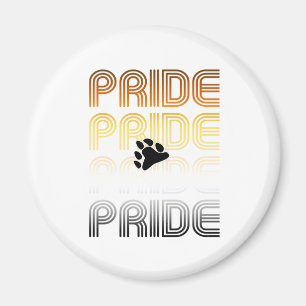 Muster-Designbuchstaben für Bärenpaw Magnet