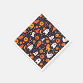 Muster, die den Charme Halloween erfassen Serviette (Ecke)