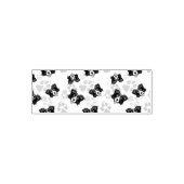 Muster Dog Paws Border Collie Permastempel (Design)