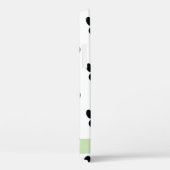 Muster, Dog Paws, Schwarz und Weiß, Ihr Name Case-Mate iPhone Hülle (Rückseite / Rechts)