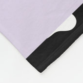 Muster, Dog Paws, Schwarz und Weiß, Ihr Name Fleecedecke (Ecke)