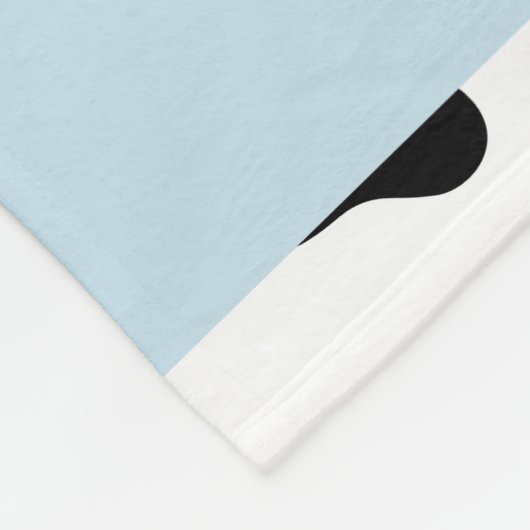 Muster, Dog Paws, Schwarz und Weiß, Ihr Name Fleecedecke (Ecke)