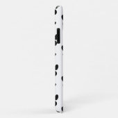 Muster, Dogenpfosten, Schwarz und Weiß, Monogramm Case-Mate iPhone Hülle (Hinten/Rechts)