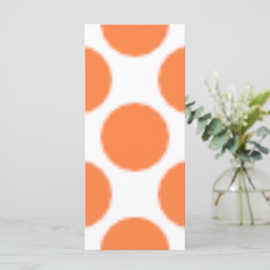 Muster Dot Orange (Stehend Vorderseite)