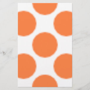 Muster Dot Orange Briefpapier