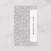 Muster drehen visitenkarte (Rückseite)