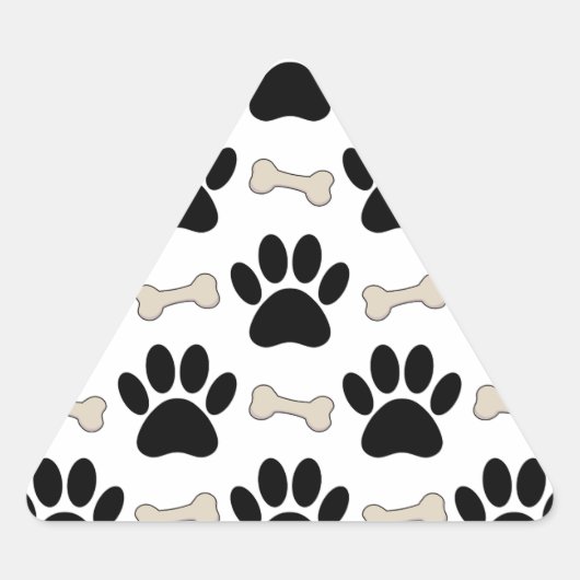 Muster Dreieckiger Aufkleber (Vorderseite)