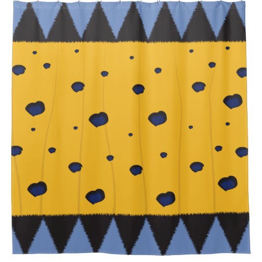 Muster-Duschvorhang Duschvorhang (Vorderseite)