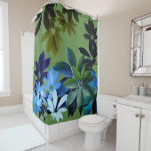 Muster-Duschvorhang für tropische Blätter Duschvorhang (Beispiel)