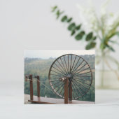 Muster einer Spinnmaschine Postkarte (Stehend Vorderseite)
