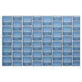 Muster eines blauen Diskettenlaufwerks Stoff (Fat Quarter (45,7 x 55,9 cm))