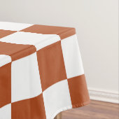 Muster eines braunen, karierten Karos Tischdecke (Beispiel)