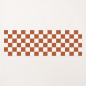 Muster eines braunen, karierten Karos Yogamatte (Vorderseite (Horizontal))