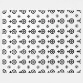 Muster eines floralen Venus Fleecedecke (Vorderseite (Horizontal))