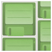 Muster eines grünen Diskettenlaufwerks Stoff (Nahaufnahme)