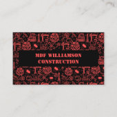 Muster eines modernen Architekturkonzepts Visitenkarte (Vorderseite)