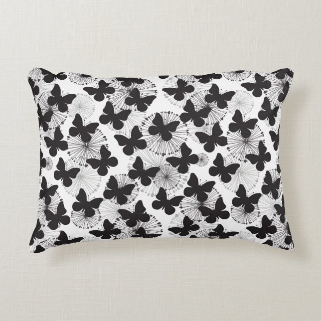 Muster eines Schmetterlinges Dekokissen (Vorderseite)