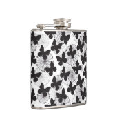 Muster eines Schmetterlinges Flachmann (Rechts)