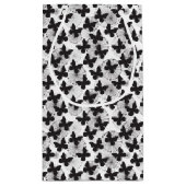 Muster eines Schmetterlinges Kleine Geschenktüte (Rückseite)