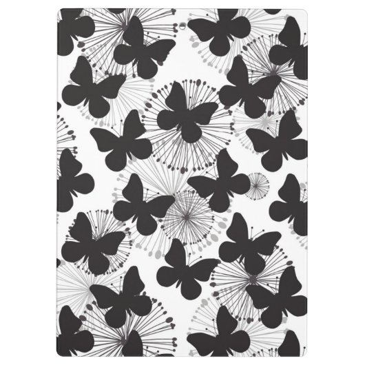 Muster eines Schmetterlinges Klemmbrett (Rückseite)