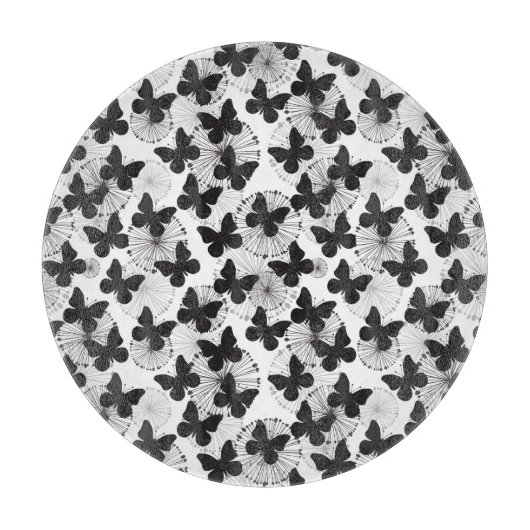 Muster eines Schmetterlinges Schneidebrett (Vorderseite)