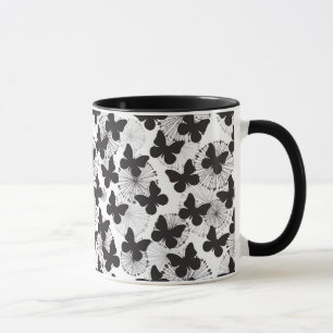 Muster eines Schmetterlinges Tasse