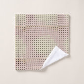 Muster eines Sitzes Badhandtuch Set (Waschlappen)