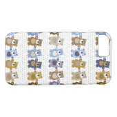 Muster eines Spielzeug-Teddybären Case-Mate iPhone Hülle (Rückseite (Horizontal))