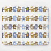 Muster eines Spielzeug-Teddybären Mousepad (Vorne)