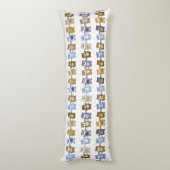 Muster eines Spielzeug-Teddybären Seitenschläferkissen (Rückseite (Vertikal))