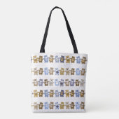 Muster eines Spielzeug-Teddybären Tasche (Rückseite)
