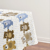 Muster eines Spielzeug-Teddybären Tischdecke (Beispiel)