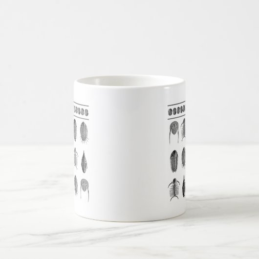 Muster Ernst Haeckels Trilobite - groß Kaffeetasse (Mittel)