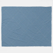 Muster Estland-Flaggenmuster Fleecedecke (Vorderseite (Horizontal))