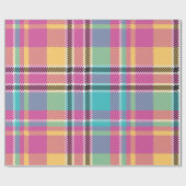 Muster farbenfroh Stilvolles Design Geometric Vint Geschenkpapier (Flach)