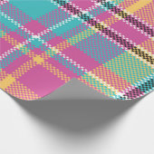 Muster farbenfroh Stilvolles Design Geometric Vint Geschenkpapier (Ecke)
