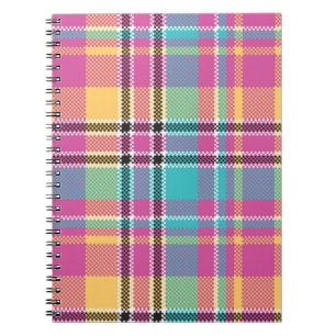 Muster farbenfroh Stilvolles Design Geometric Vint Notizblock