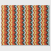 Muster farbenfrohe Inspiration Retro Geschenkpapier (Flach)