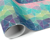 Muster farbige Inspiration Retro Niedlich Geschenkpapier (Rolleneckpunkt)