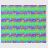 Muster farbige Inspiration Retro Niedlich Geschenkpapier (Flach)