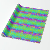 Muster farbige Inspiration Retro Niedlich Geschenkpapier (Ungerollt)