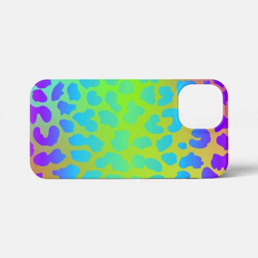 Muster farbige Inspiration Retro Niedlich iPhone Hülle (Rückseite (Horizontal))